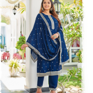 Elegant Vichitra Silk Salwar Set – Premium Ethnic Wear for Women