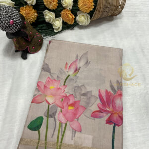 Tusser silk saree - Image 3