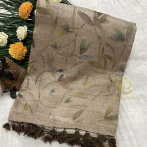 Tissue chex Saree - Image 3