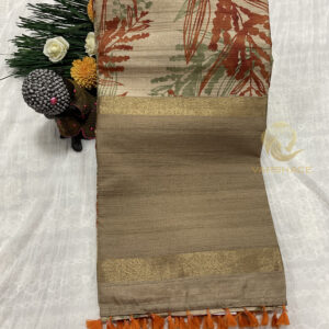 Daisy tusser Saree - Image 5