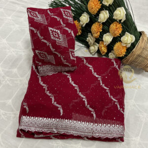 Black Berry designer saree