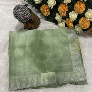 Black diamond fancy saree - Image 7
