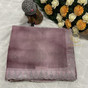 Black diamond fancy saree - Image 4