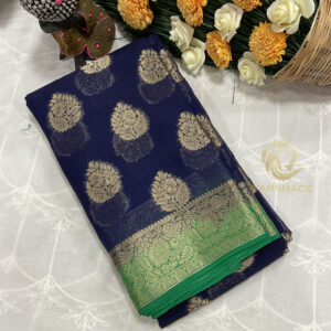 Chiffon fancy saree - Image 9