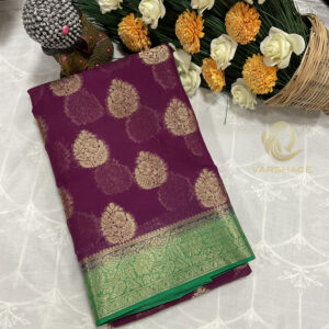 Chiffon fancy saree - Image 7