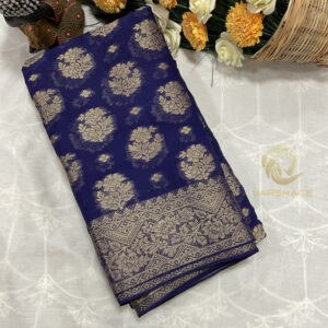 Chiffon fancy saree - Image 5