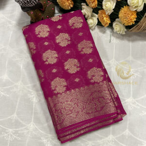 Chiffon fancy saree - Image 3