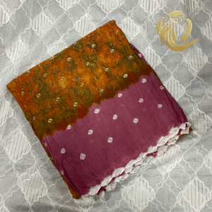 Crushed Cotton Saree - Image 5