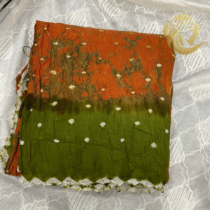 Crushed Cotton Saree - Image 4