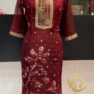 Salwar Sets Vichitra Silk Maroon