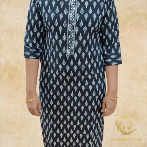 New stylish Viscose Rayon Straight cut kurta (Black)