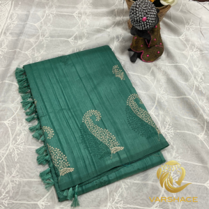 Butter silk saree - Image 4