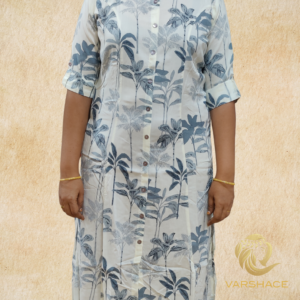 Women Viscose Rayon Straight Cut Kurta (Blue)