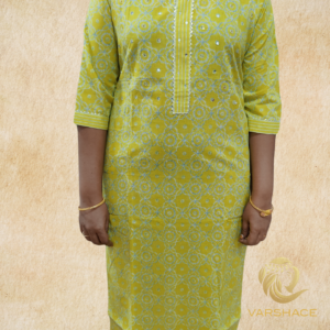 Floral Printed Straight Kurta