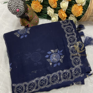 Crepe Fancy Saree