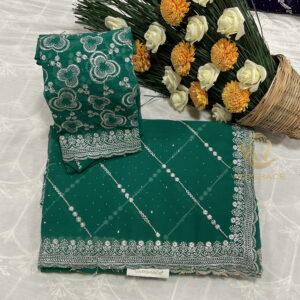 Black Berry designer saree - Image 3