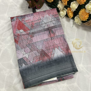 Lotus western fancy saree - Image 6