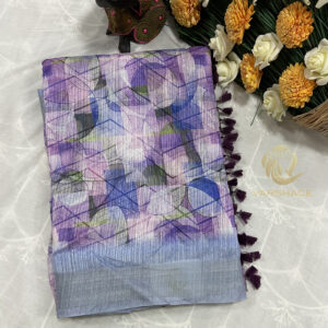 Lotus western fancy saree - Image 4