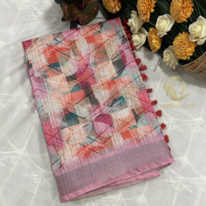 Lotus western fancy saree - Image 3