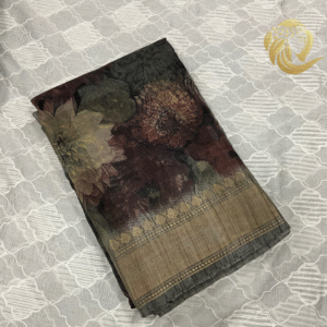 Fancy cotton saree with contrast border Suhani - Image 13