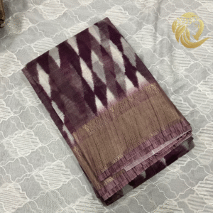 Fancy cotton saree with contrast border Suhani - Image 10