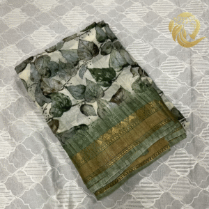 Fancy cotton saree with contrast border Suhani - Image 9