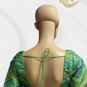 Varshace Padded Ikkat Readymade Brocade Blouse - Image 12