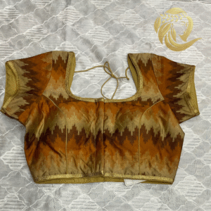 Varshace Padded Ikkat Silk Readymade Blouse - Image 4