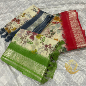 Varshace Aasma Soft Synthetic Saree with Jari Border - Image 5