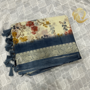 Varshace Aasma Soft Synthetic Saree with Jari Border - Image 4