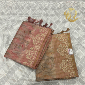 Varshace Tussar Silk Cutwork Saree