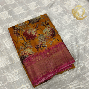 Fancy cotton saree with contrast border Suhani - Image 20