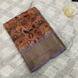 Fancy cotton saree with contrast border Suhani - Image 17