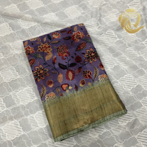 Fancy cotton saree with contrast border Suhani - Image 16