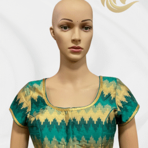 Varshace Padded Ikkat Silk Readymade Blouse